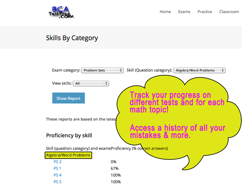 Track-Results-BCA – BCA Test Prep